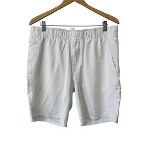 Anderson Ord Golf Performance Shorts Men Size 34 White Pockets Athleisure Sporty